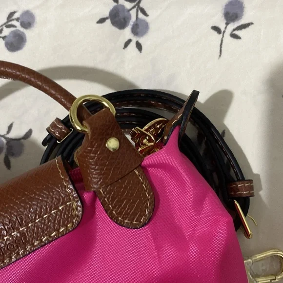 Le Pliage Original Mini Crossbody Bag Barbie Pink Shoulder Bags